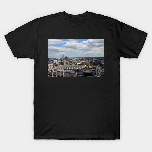 Waterloo Station and The Shard T-Shirt by gracethescene